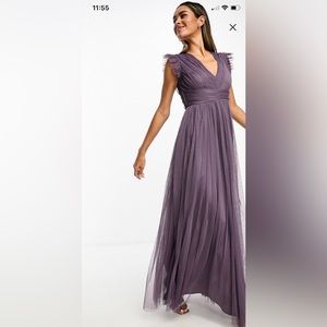 ASOS purple dress